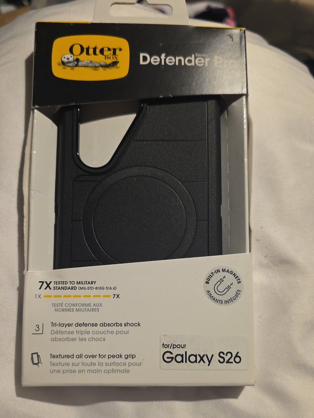 OtterBox Defender Pro Case for Galaxy S26 in Black